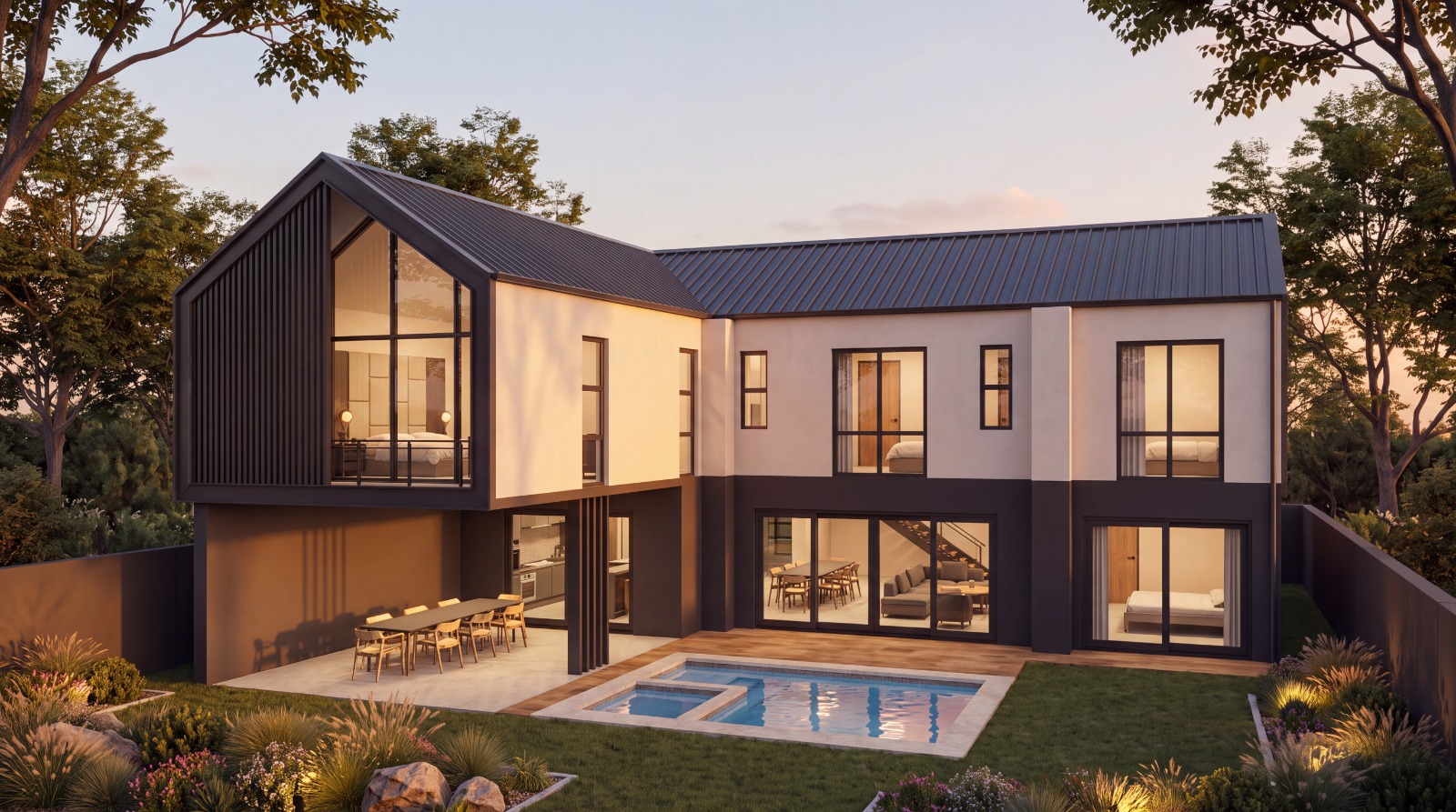 Approved architectural render of a residence at 18 on Arlington